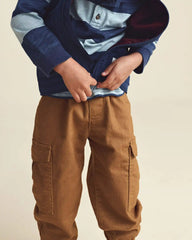 Toddler Boy Cargo Joggers - Brown