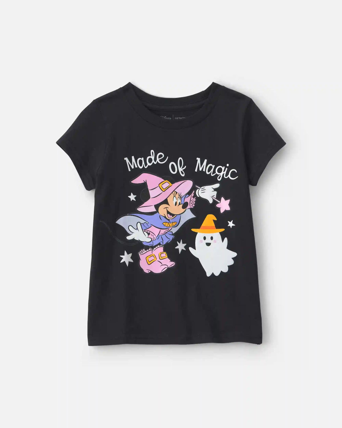 Toddler Girl Disney© Halloween Graphic Tee - Black
