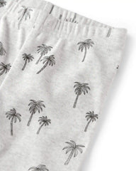 Baby 2-Piece Organic Cotton Pajamas in Palm Trees