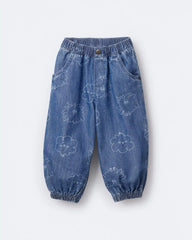 Toddler Squish Jump Rope Jogger in Denim - Blue