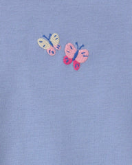Baby Girl 5-Pack Floral Butterfly Short-Sleeve Multipack Bodysuits