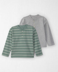 Toddler Boy 2-Pack Organic Cotton Tops
