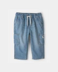 Baby Boy Wide-Leg Carpenter Jeans - Medium Wash