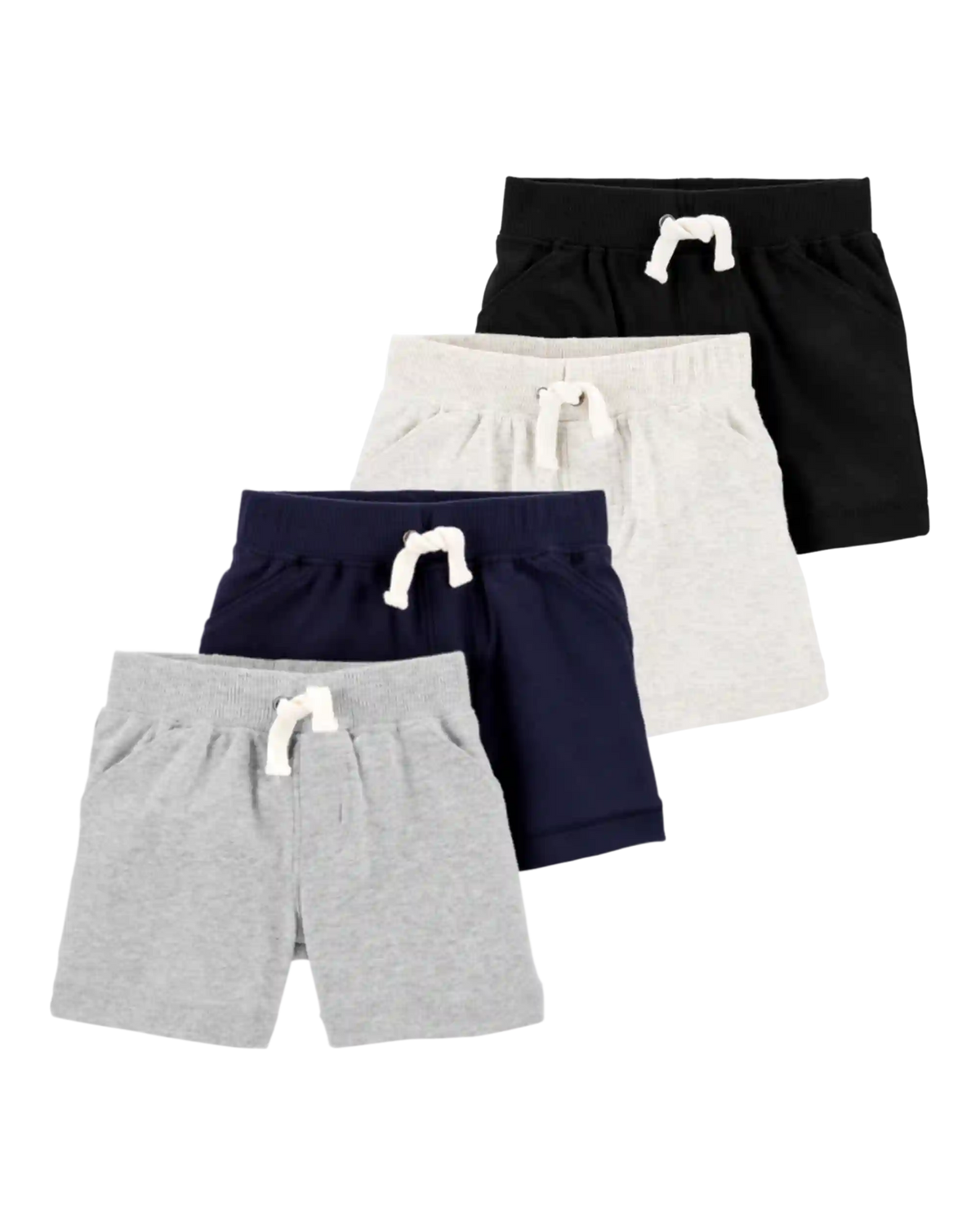 Baby 4-Pack Pull-On Shorts Set