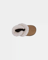 Baby Girl Every Step® First Walker Teddy Fleece Boots - Tan