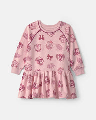 Toddler Girl Disney© Princess Long-Sleeve Dress - Pink
