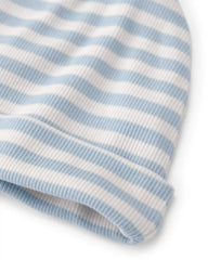 Baby Organic Cotton Rib Cap in Stripes