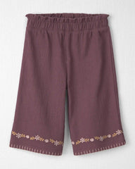Baby Girl 2-Piece Organic Cotton Smocked Top & Pant Set