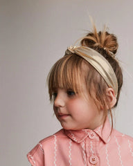 Toddler Girl Metallic Knotted Headband - Gold