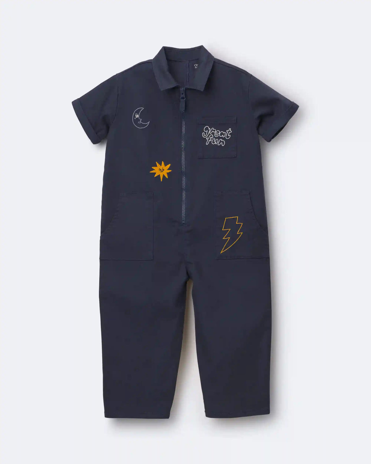 Toddler 'Great Fun' Day Out™ Jumpsuit - Navy