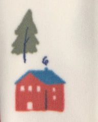 Baby Bear Cabin Fleece 2-Way Zip Sleep & Play Pajamas - Cream