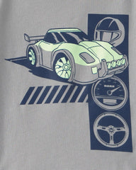 Toddler Boy 'Speed Racer' Car Long-Sleeve Graphic Tee - Grey