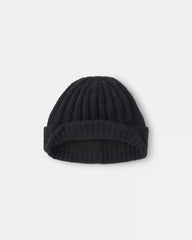 Toddler Boy Ribbed Beanie - Black