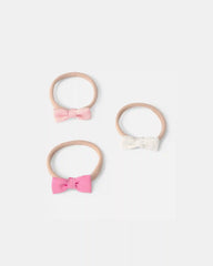 Baby Girl 3-Pack Bow Hair Wraps