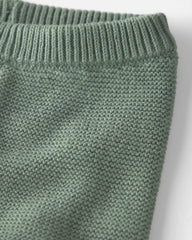 Baby 2-Piece Organic Cotton Cable Knit Top & Pant Set