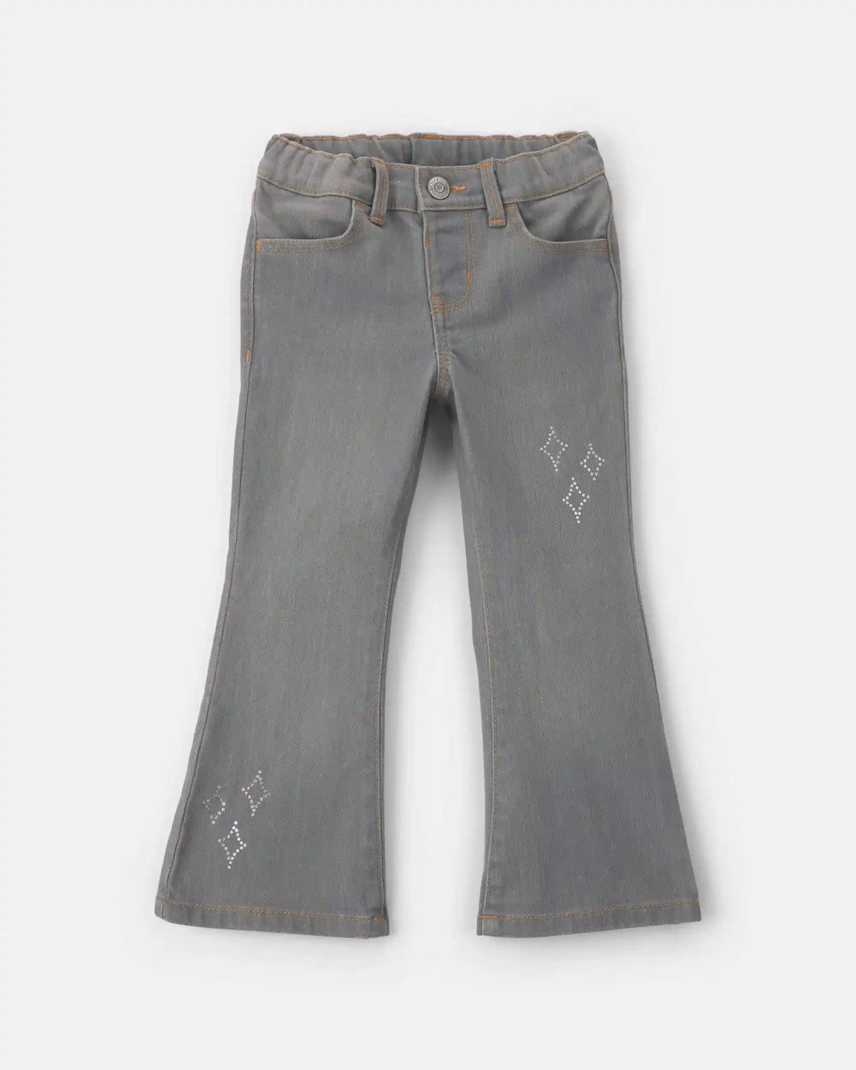 Toddler Girl Diamond Denim Straight Jeans - Dark Wash
