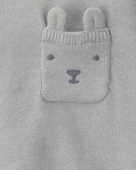 Baby 2-Piece Organic Cotton Sweater Knit Top & Pant Set
