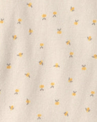 Baby Girl 3-Piece Bee Bodysuit & Pant Set - Yellow/Ivory