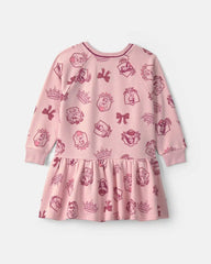 Toddler Girl Disney© Princess Long-Sleeve Dress - Pink