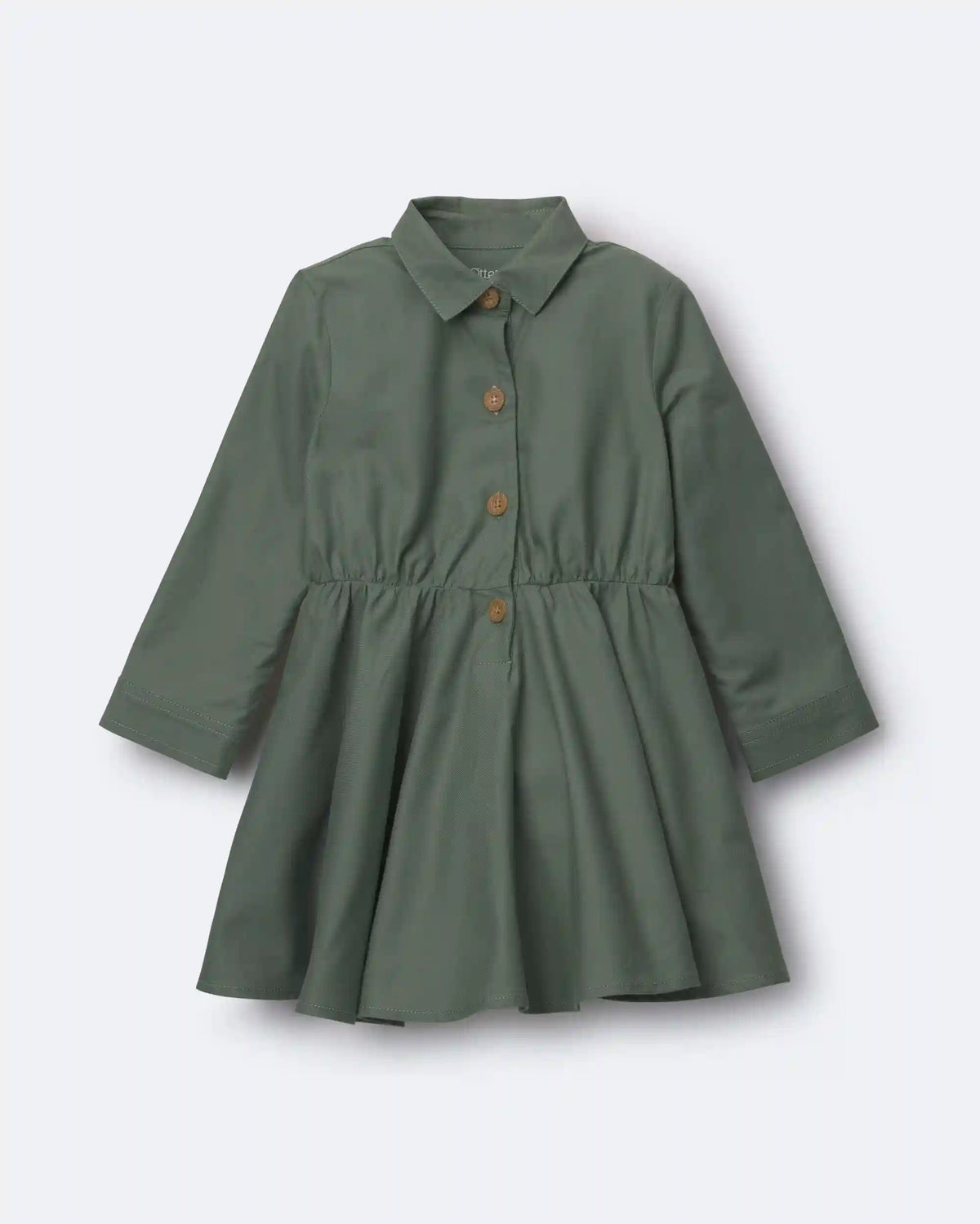 Toddler Girl Avenue Twirl™ Dress - Olive