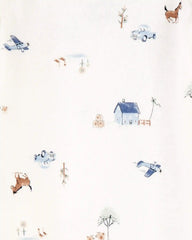 Baby 2-Pack Sleeper Gowns - Blue/White