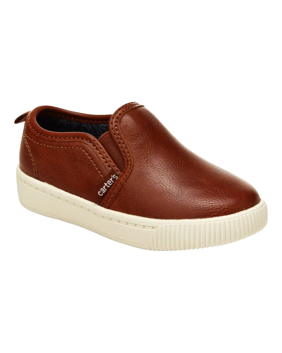 Toddler Faux Leather Casual Sneakers