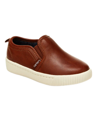 Toddler Faux Leather Casual Sneakers