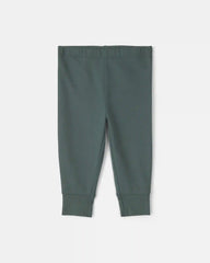 Baby Boy 3-Piece Penguin Long-Sleeve Bodysuit & Pant Set - Green/Grey/Cream