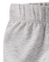 Baby 2-Pack Organic Cotton Pants in Heather Grey & Deep Teal