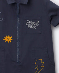 Toddler 'Great Fun' Day Out™ Jumpsuit - Navy