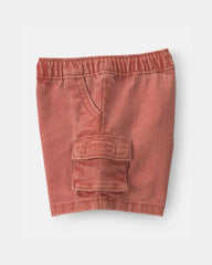 Baby Boy Cargo Pocket Shorts - Brown