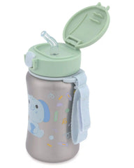 Besties Squad Stainless Steel Straw Bottle - Emmett Elephant