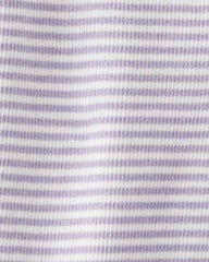 Baby Girl Organic Cotton Striped Sleep & Play Pajamas