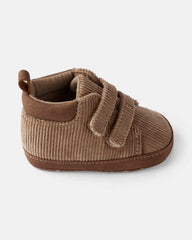 Baby Boy Corduroy High-Top Casual Sneakers - Brown