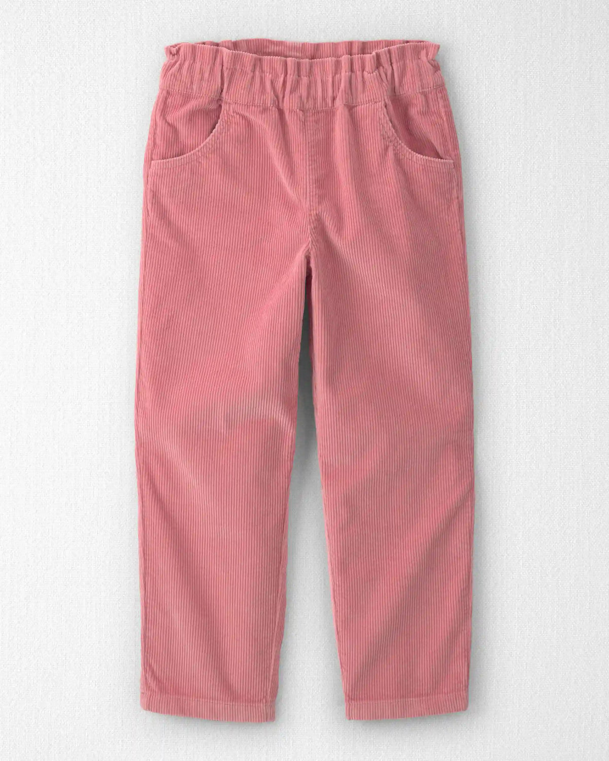 Girls Organic Cotton Pull On Corduroy Pants