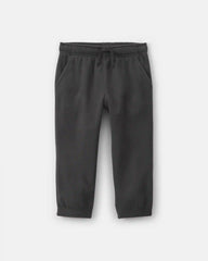 Toddler Boy Fleece Pants - Black