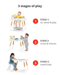 Discoverosity Montessori-Inspired 3-Stage Activity Center & Play Table