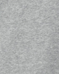 Boys Fleece Zip-Up Hoodie - Grey
