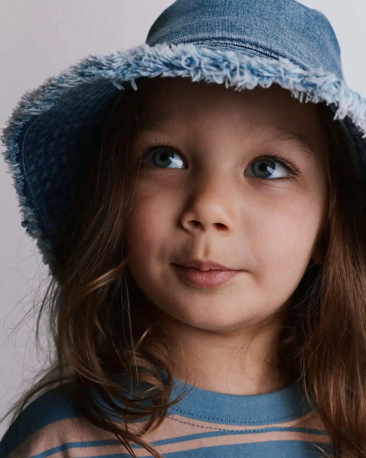 Toddler Denim Bucket Hat in Avenue Wash