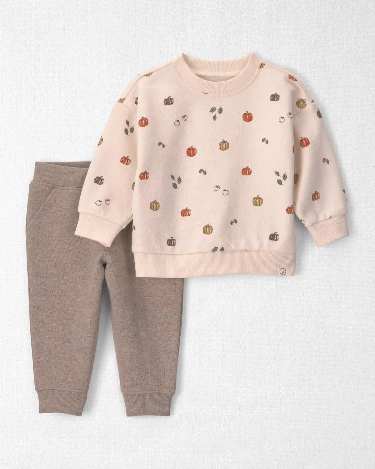Baby 2-Piece Organic Cotton French Terry Top & Pant Set