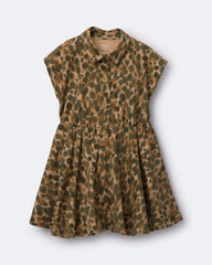 Toddler Girl Avenue Twirl™ Dress in Leopard Print - Brown
