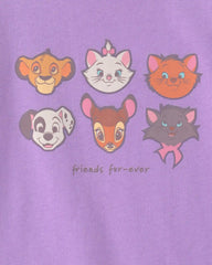 Toddler Girl Disney© Animals Graphic Tee - Purple