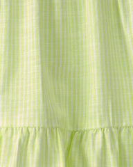 Toddler Girl Tiered Dress - Green