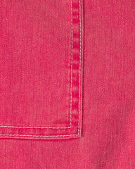 Girls Stretch Twill Shorts - Red