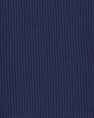 Toddler Boy Thermal Long-Sleeve Button-Down Shirt - Navy Blue