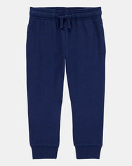 Baby Boy Pull-On Drawstring Joggers - Navy