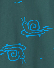Toddler Boy Snail Long-Sleeve T-Shirt - Green