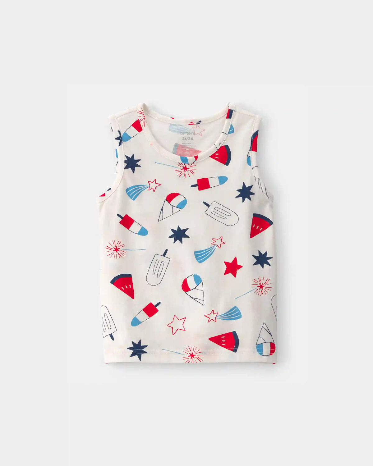 Toddler Fourth of July Popsicle Tank Top