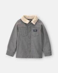Toddler Boy Washed Denim Button-Down Shirt - Light Wash