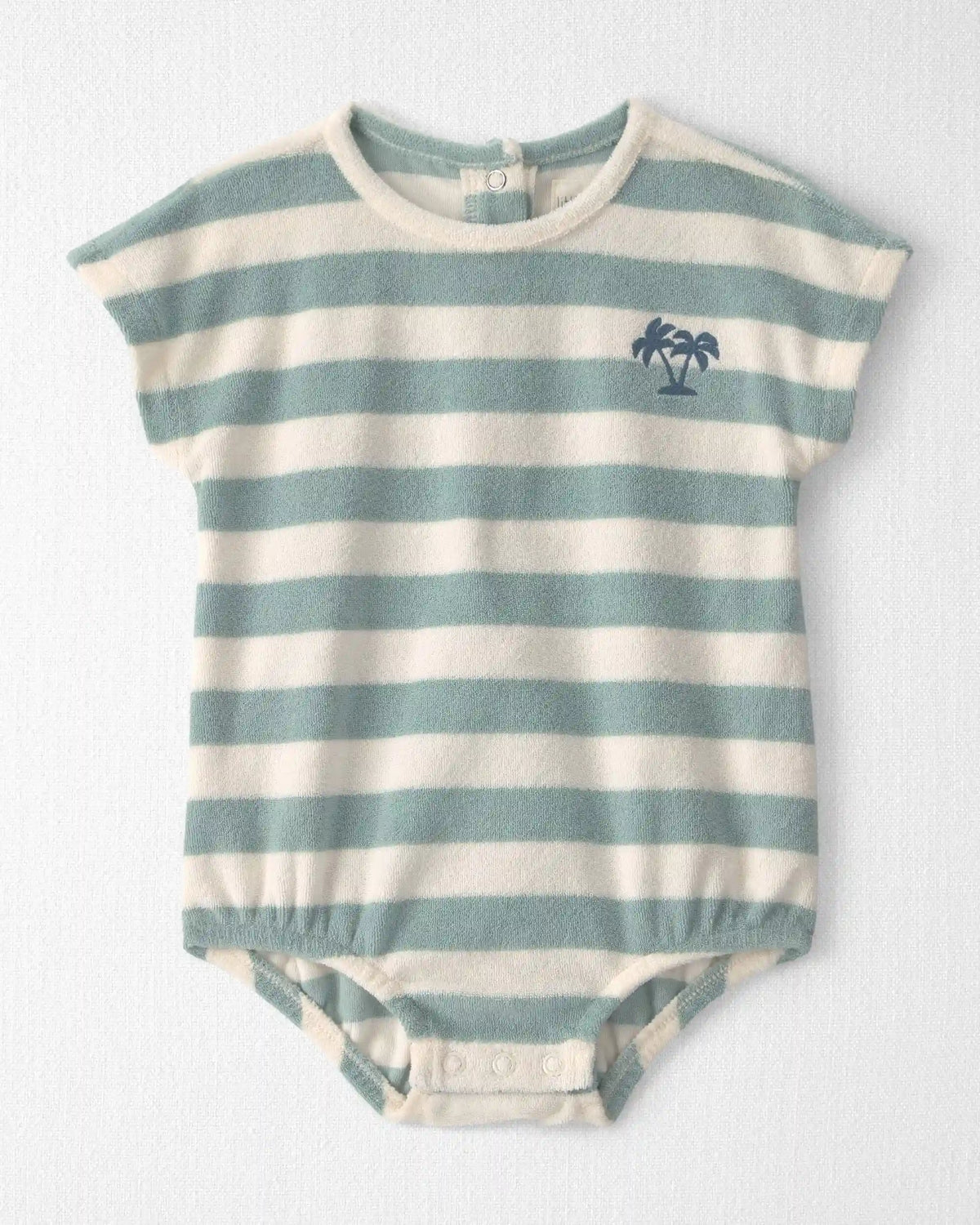 Baby Terry Bubble Made with Organic Cotton in Stripes